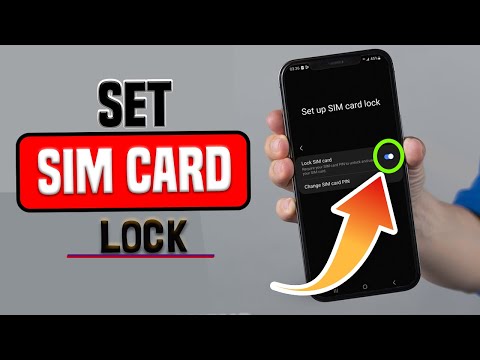 How to set up SIM card lock