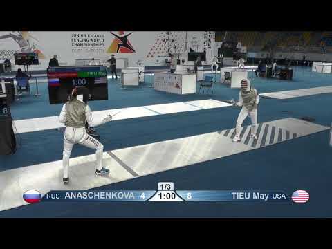 Cairo Worlds 2021 JWF - L8 - Anaschenkova RUS v Tieu USA