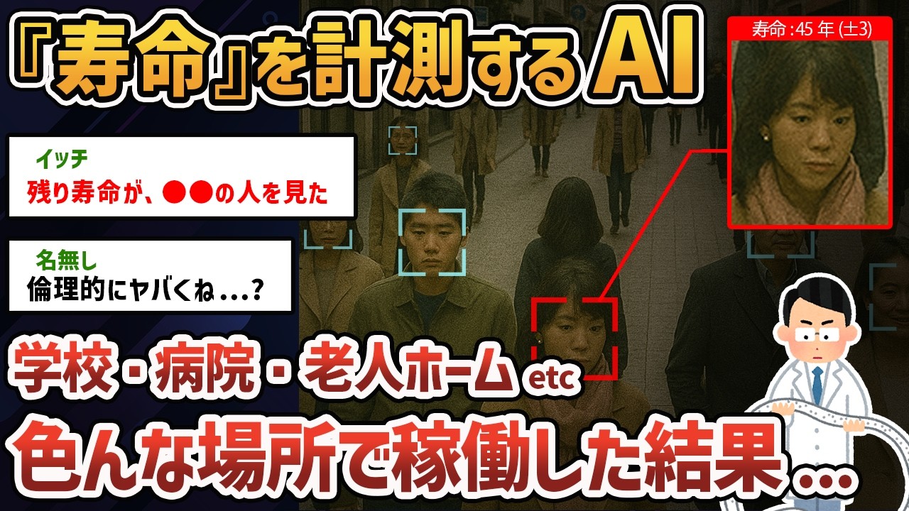 【2chオカルトスレ】寿命マイナス4年...。顔認証で寿命を推定するアプリケーションを作ったら...。【ゆっくり解説】【洒落怖】
