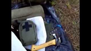 preview picture of video 'Bushcraft Pack and contents(Swiss Army Backpack)'