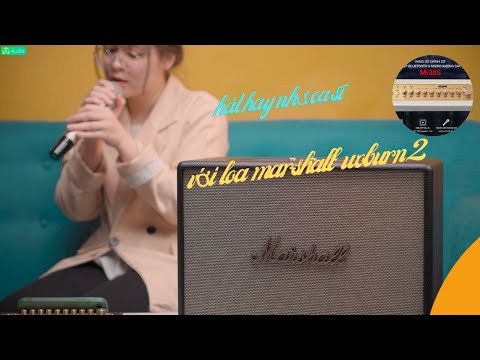 Loa Marshall Woburn 2 hát karaoke cực hay khi kết hợp với bộ Mic acnos Mi30s