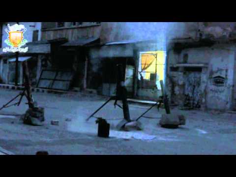 استهداف كتيبة مجاهدي الصالحية بقذائف الهاون مواقع قوات النظام في حي القابون في مدينة دمشق