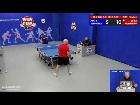 17:30 Яковенко Антон 2-3 Марченко Сергей    стол 5  ЮГ-4  16.06.22