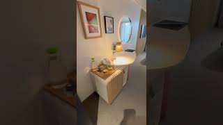 Central Sea Terrace on Virgin Voyages newest ship Brilliant Lady #cabin #rockittillyoudockit