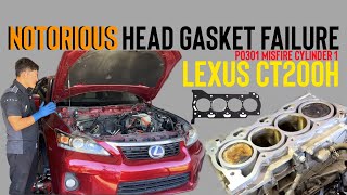 Lexus CT200h Cylinder Head Gasket Replacement