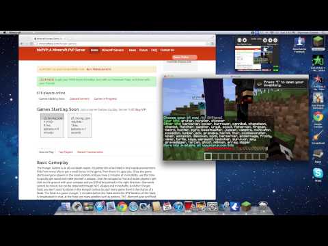 how to connect to minecraft hunger games for free