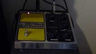 Video thumbnail for 1970s Electro Harmonix EHX Deluxe Octave Multiplexer fuzz DEMO by Pacafeliz