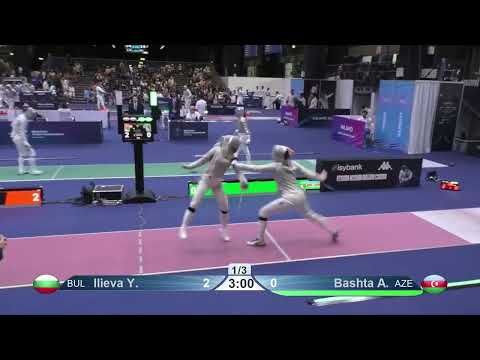 World Championships 2023 SWS - L16 - Yoana Ilieva BUL v Anna Bashta AZE