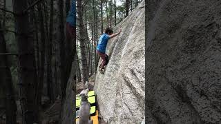 Video thumbnail of Placa del Acebo (without hands). La Pedriza