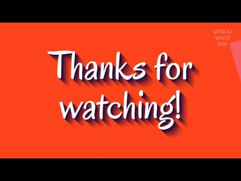 How to say "laudium"! (High Quality Voices)