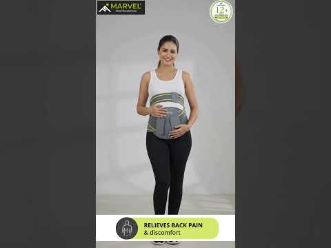 Comfort and Support Pregnancy Belt With Back Support video 4