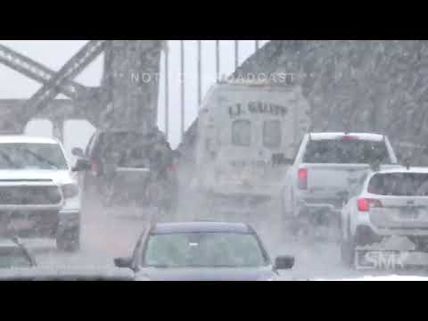 03-09-2022 Bourne, MA - Heavy Snow Showers - Afternoon Commute & Downtown Falmouth- Cape Cod