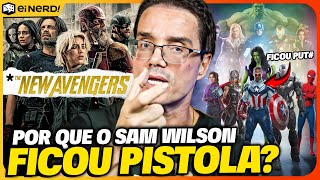 VINGADORES VS NOVOS VINGADORES: POR QUE SAM WILSON ESTÁ BRAVO EM VINGADORES DOOMSDAY?