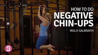 Chin-Up (Negatives) - How To Do A Negative Chin up