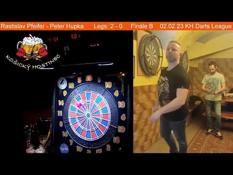 Rastislav Pfeifer - Peter Hupka 2.2.2023 (KH Darts League)