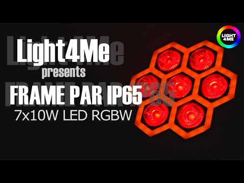 Light4Me   Frame par IP65 7x10 LED RGBW - reflektor sceniczny