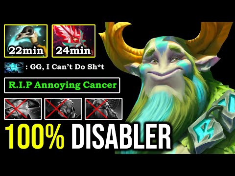 R.I.P ANNOYING HEROES Mid Nature 100% Pure Disabler with Global Gank & IMBA Crit Damage DotA 2