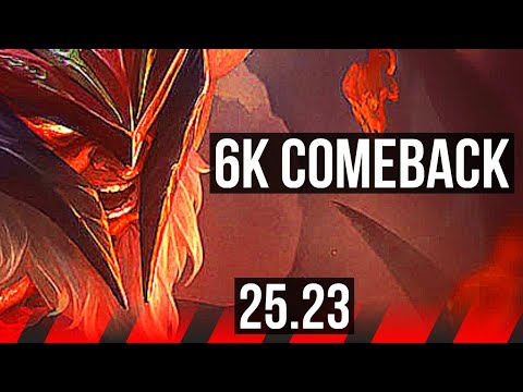 OLAF vs VOLIBEAR (TOP) | 6k comeback | EUW Grandmaster | 25.23