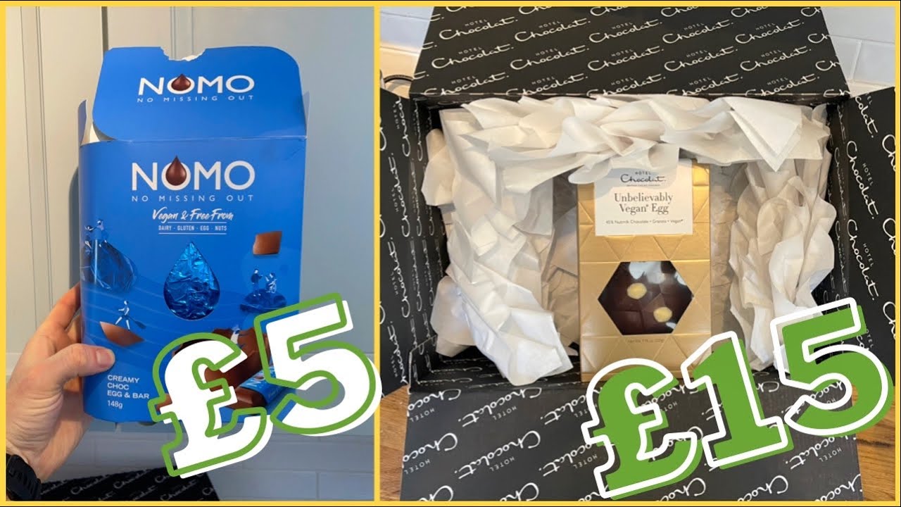 £5 v £15 Vegan Easter Egg | Nomo Creamy & Hotel Chocolat Unbelievably Vegan