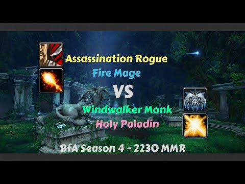 Assassination Rogue PvP 8.3 - Using Smoke Bomb to immune Touch of Death