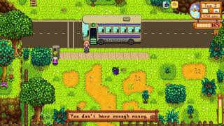 Will I make it to the Bus Stop in time ? - Stardew Valley