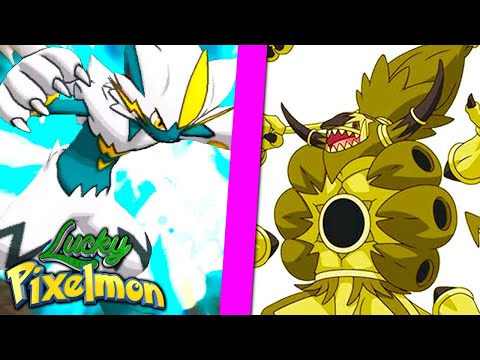 Minecraft LUCKY PIXELMON - ZERAORA SHINY LVL100 vs HOOPA SHINY LVL100 ! O LENDÁRIO INDESTRUTÍVEL !!
