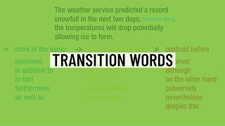 Choosing the Correct Transition Word - ACT/SAT English Tips and Strategies