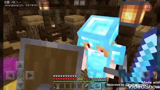 [マインクラフトPE]自作エメラルドPVPで遊んでみた！