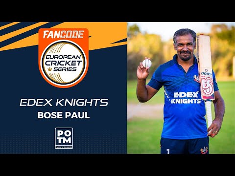 POTM: B.Paul - 4th QF - EDK vs AUM | Highlights | FanCode ECS Malta, 2022 Day 11 | ECS22.670