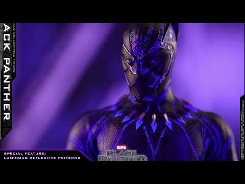 Mô hình 3D DIY HOT TOYS Marvel Black Panther MMS470