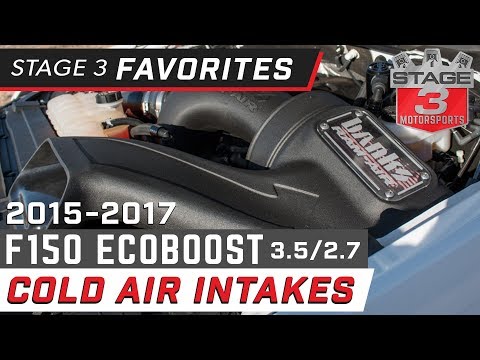 Stage 3's Favorite Cold Air Intakes: 2015-2017 F150 EcoBoost 2.7L & 3.5L