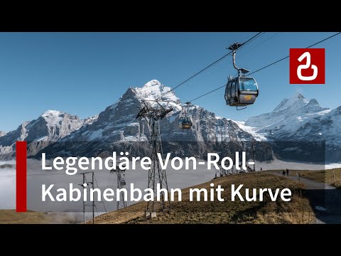 Seilbahn Grindelwald - First | Technik-Denkmal mit Blick auf Eiger, Mönch & Jungfrau