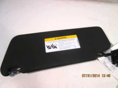 2011 Mercedes C300 Sun Visor RH BLK GOOD SHAPE 204TYPE - mbiparts.com Used OEM Mercedes Parts... OEM