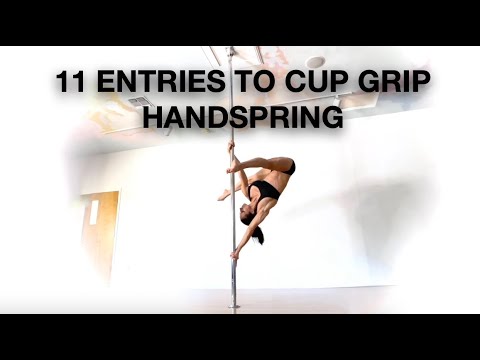 11 Entries into Cup Grip Handspring or Ayesha - Pole Dancing Tutorials by ElizabethBfit