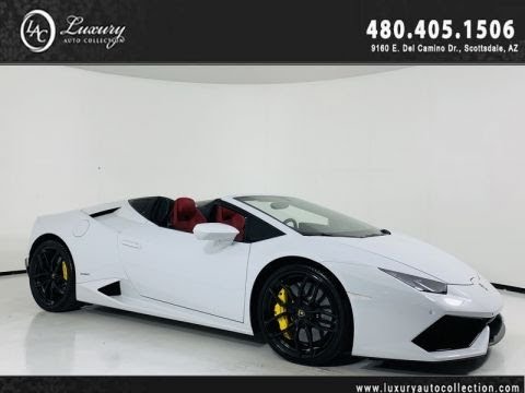 2016 Lamborghini Huracan LP 610,4 Spyder All Wheel Drive Convertible
