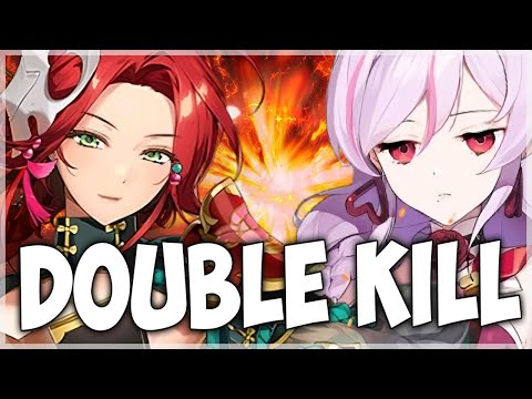 DOUBLE KILL COMBO with HWAYOUNG & ABIGAIL!! - Epic Seven