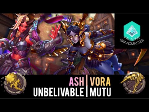 Paladins Grandmaster | DUO Ash Slug Shot & Vora (Mutu & UNBELIVABLE)