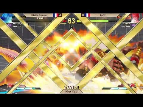 ANOTHER SPEEDRUN??? Luffy (R.Mika) vs MrCrimson (Dhalsim) FT7 - WANTED SFV Ep37