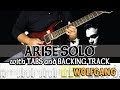 WOLFGANG | ARISE GUITAR SOLO with TABS and  BACKING TRACK | ALVIN DE LEON (2019)