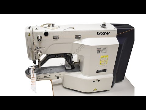 Demo for Brother KE-430HS-05 Heavy weight bartack industrial sewing machine