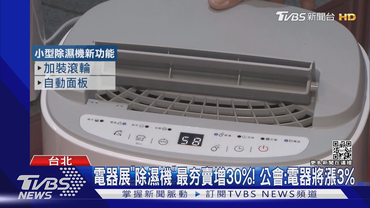 電器展「除濕機」最夯賣增30%！　公會：電器將漲3%