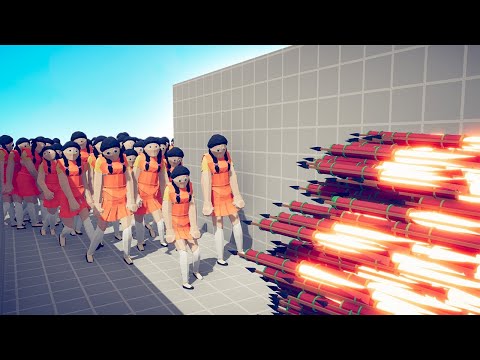 100x SQUID GAME vs EVERY GOD - TABS | Totally Accurate Battle Simulator 2022