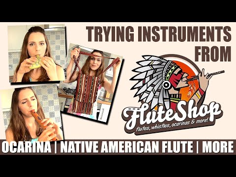 UNBOXING instruments from FLUTESHOP.EU | High Spirits Native American Flute | STL Ocarina REVIEW