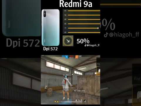 Redmi 9A headshot sensitivity settings for Free Fire #shorts #viral #free_fire_shorts