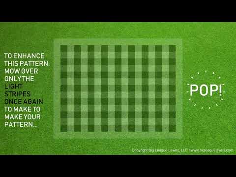 How to Mow a Checkerboard Pattern: Big League Lawns