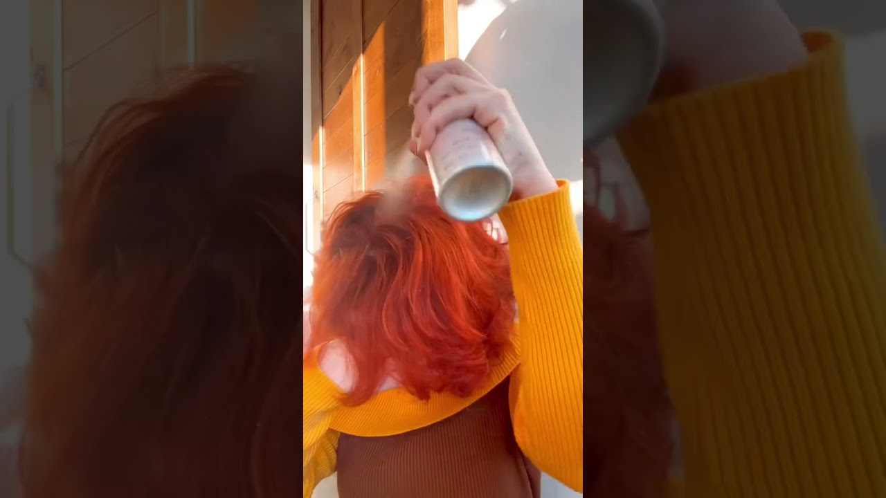 Viral hair glitter spray #shorts #hairspray