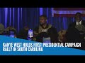 Kanye West holds first presidential campaign rally in South Carolina Kanye West holds first presidential campaign rally in South Carolina