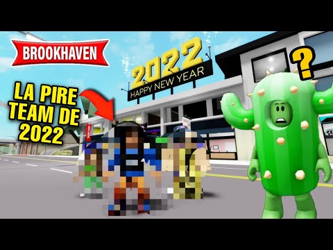 LA PIRE TEAM BROOKHAVEN EN 2022 (DE PIRE EN PIRE) ! ROBLOX - BROOKHAVEN RP