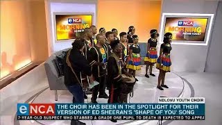 Ndlovu Youth Choir performs "Shape of You"