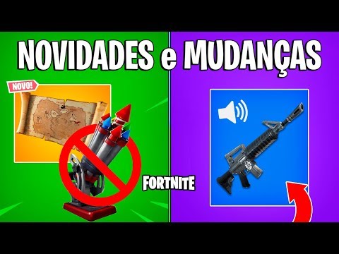 FORTNITE - NOVO TESOURO, ITEM REMOVIDO e MUDANÇAS - Patch 8.01